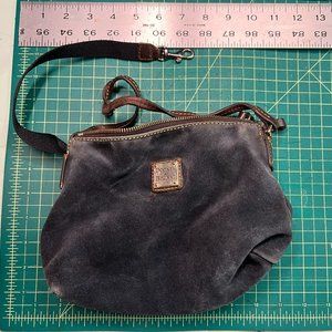 ❗DONATING Feb 1 ❗ Dooney & Bourke Navy Suede Purse